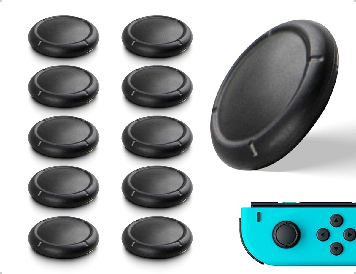 Dailygoods- Joystickdop 10 Stuks - Duimgrepen - Siliconen Greepafdekkingen - Antislip - Beschermhoes - Vermindert Handvermoeidheid - Duimgreep