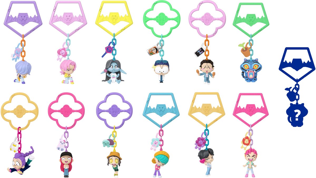 KPOP Demon Hunters mini verzamelbare sleutelhanger figuren — cadeau in Spellen & Speelgoed - foto 2