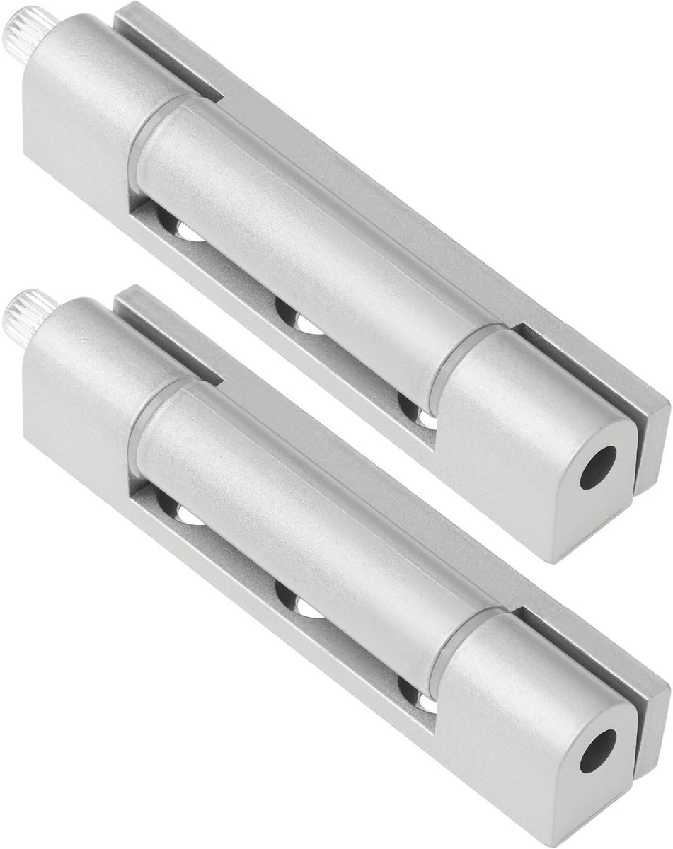 Dailygoods - Deur Scharnieren - 92mm Plat - Wit - Duurzaam materiaal - Omkeerbaar ontwerp - Geschikt voor 0 graden profiel - K3282 CL240-1