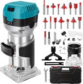 Bovenfrees 980W - Elektrische Houtfrees met Koffer en 15 Frezen