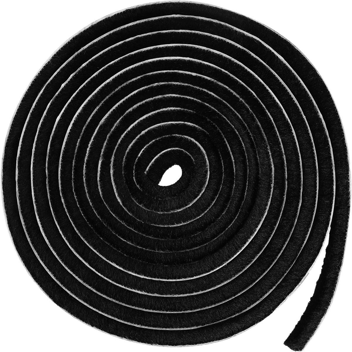 Zelfklevende Borstelafdichting 9 mm (B) x 9 mm (D) x 6 m (L) voor Ramen en Deuren, Afdichtstrip voor Insectenbescherming en Geluiddemping