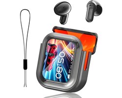 2026 NIEUW NE20 AI Vertaler Oordopjes Real Time, 3-in-1 Bluetooth 6.0 Vertaler Hoofdtelefoon met 6 Vertaalmodi, LCD Touch Screen voor 135 Talen/Accenten, 60 Uur Speelduur voor Reizen & Vergaderingen