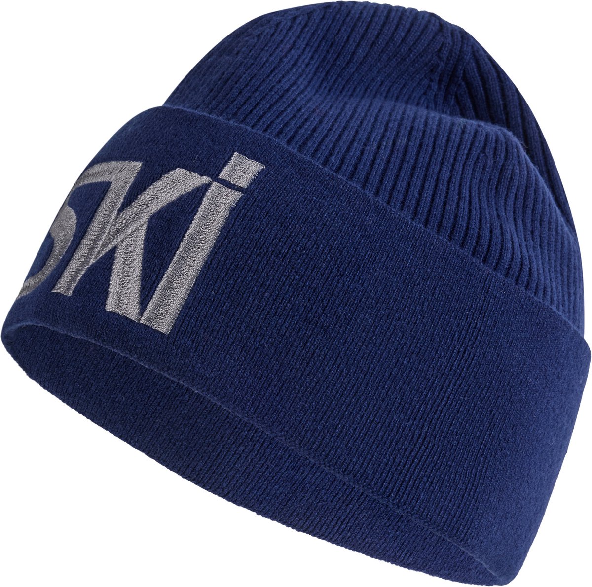 FALKE Ski Wool Beanie sneldrogend warm wol muts unisex ONESIZE Blauw