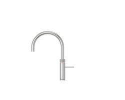 Quooker® Fusion Square Roestvrijstaal - Kokendwaterkraan - Kindveilige bedieningsknop - Roestvrijstaal - Kokend, gekoeld en bruisend water