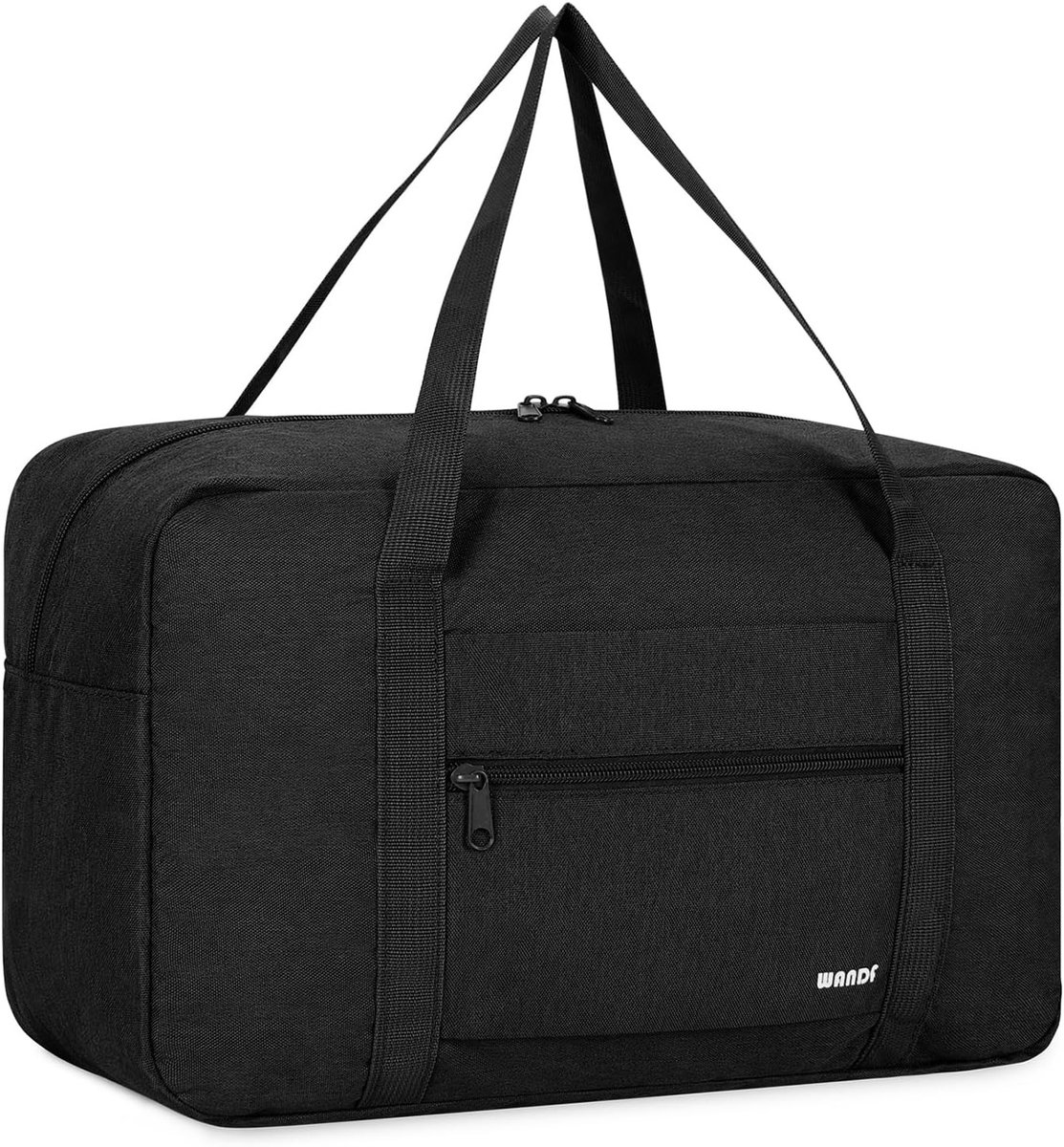 Handbagagetas - Denim Zwart - Opvouwbaar en Lichtgewicht - Waterdicht - Voor Mannen en Vrouwen