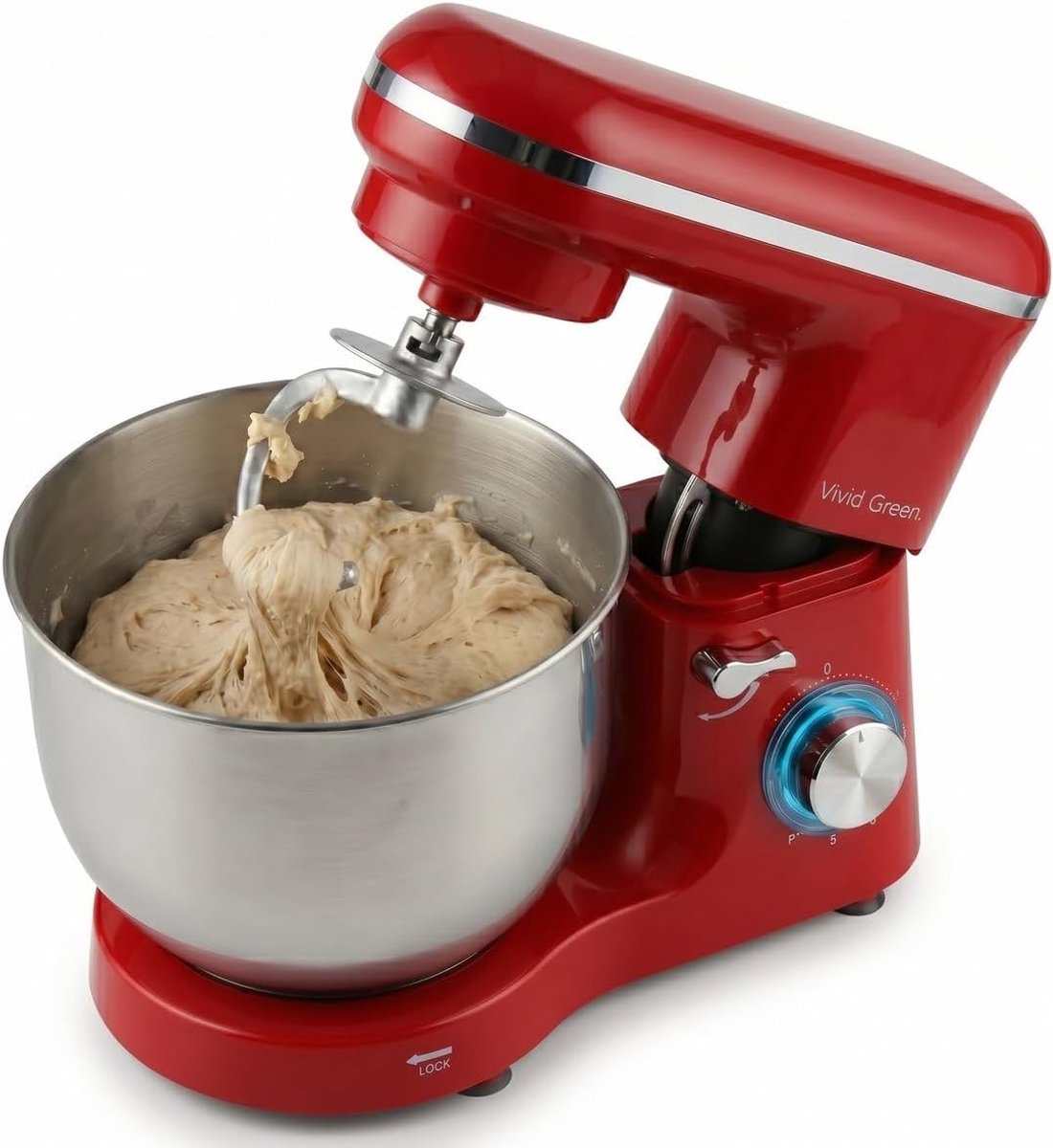 Keukenmachine - RVS - 2000W Motor - 6.2L Mengkom - Voor Bakliefhebbers