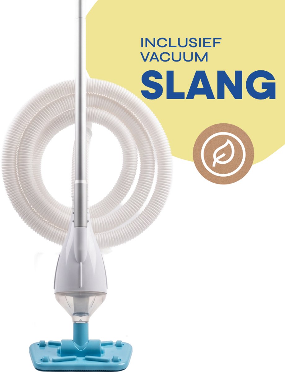 LIVIN' Zwembad Stofzuiger Aquacrawl - Zwembadstofzuiger - Krachtige Stofzuiger voor Spa en Zwembad - Draadloos - Bodemzuiger zwembad - Zwembadstofzuiger Vacuum - Zwembadreiniger - Uitbreidbaar Met Stang - Blauw