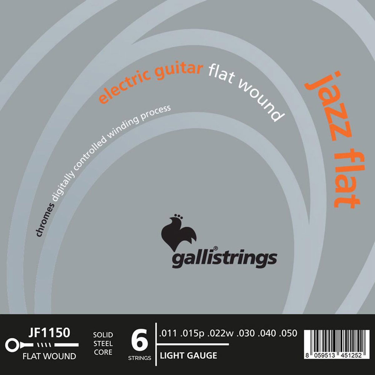 Galli JF-1150 Jazz Flat Flatwound Elektrische Gitaarsnaren (11-50) Light