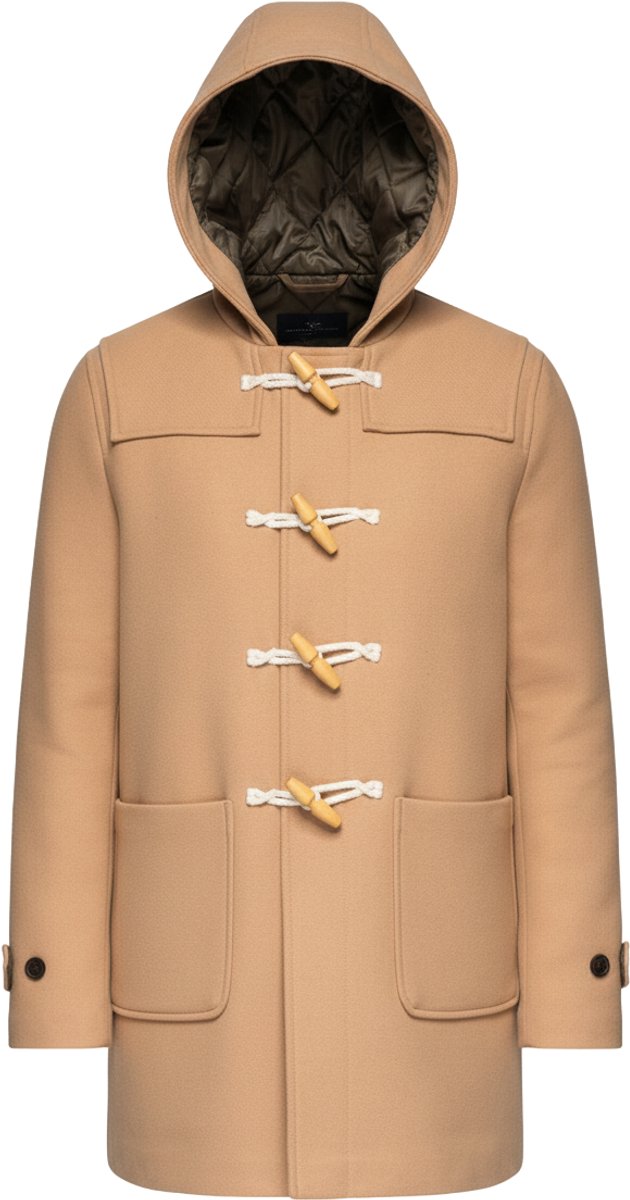 OMBRE Jas - Knopen - Effen Warmbeige L