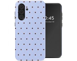 Coque Selencia - Compatible avec Samsung Galaxy A36 / A56 (5G) - Coque arrière - Happy Dots Digital Sky