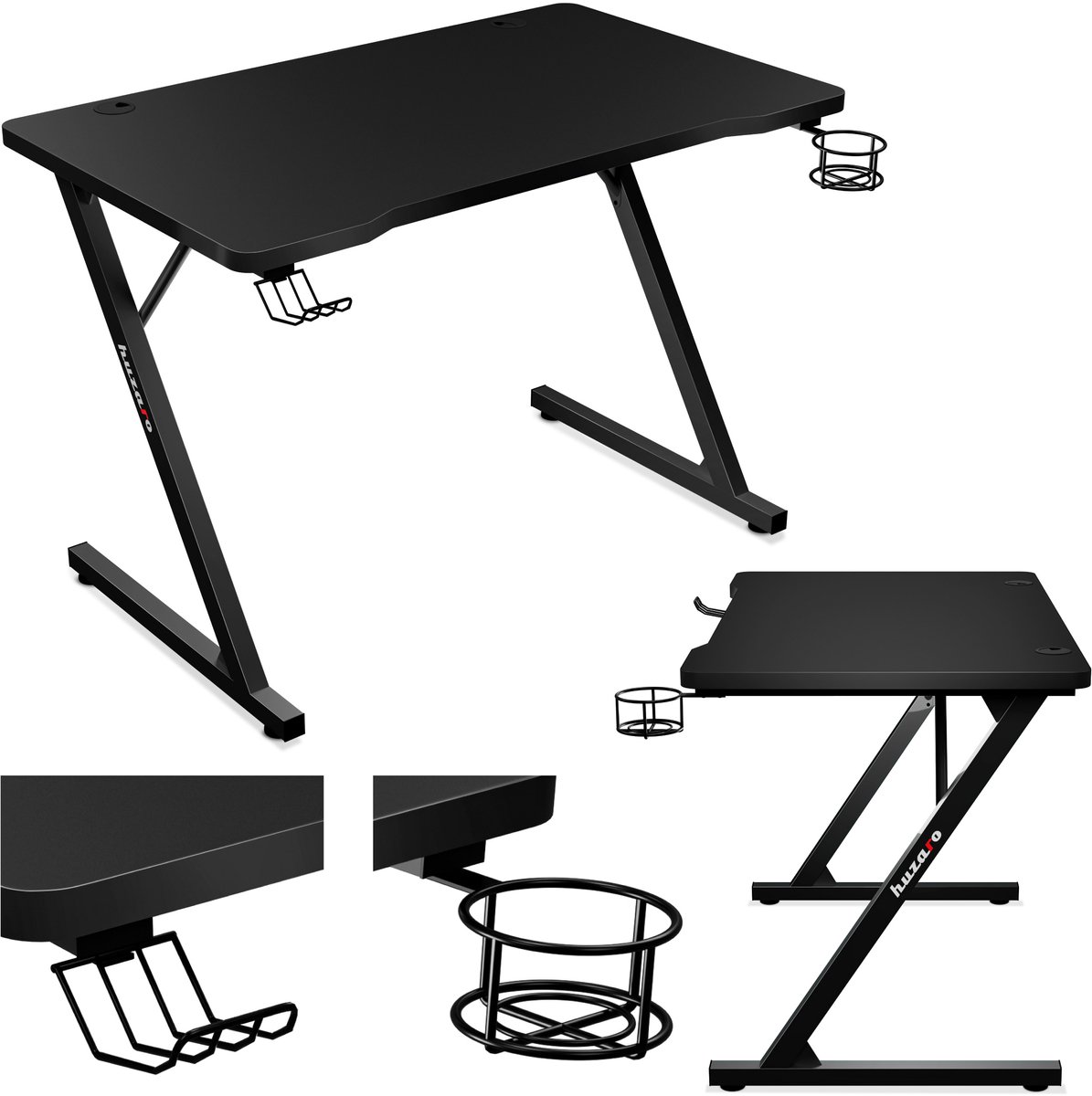 Mark Adler Xeno 1.7 Zwart - Elektrisch Verstelbaar Bureau-onderstel - Zit-sta Bureau Stofzuiger - Ergonomisch Frame