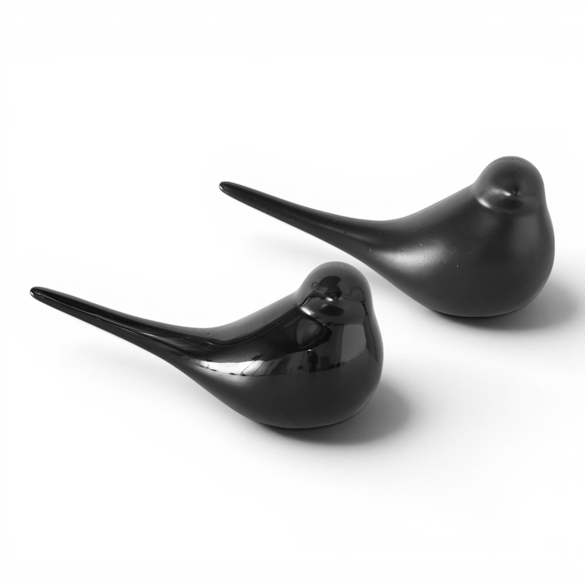 Dulaire Vogel Beeldjes Zwart - Set 2