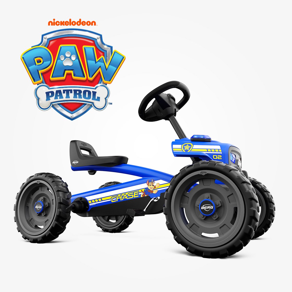 BERG Buzzy PAW Patrol® Chase Skelter - 2+ jaar - Verstelbare Stoel - Anti-lek EVA banden - Blauw — afbeelding 6