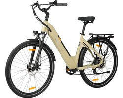TTGO C3SE E-bike - 25 km/u - 28inch - 80km actieradius - 250W motor - 36V18Ah accu - 52NM - woestijngeel