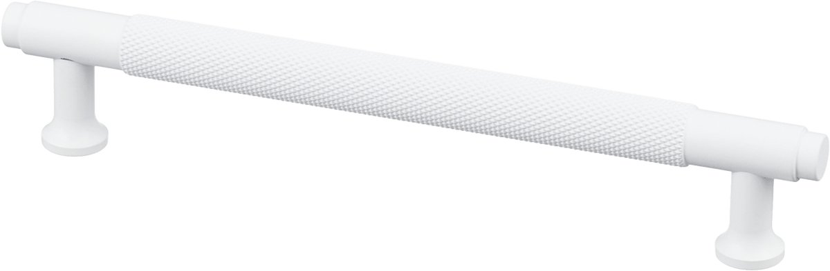Handgreep Wit - diamond cut - 160mm/194mm