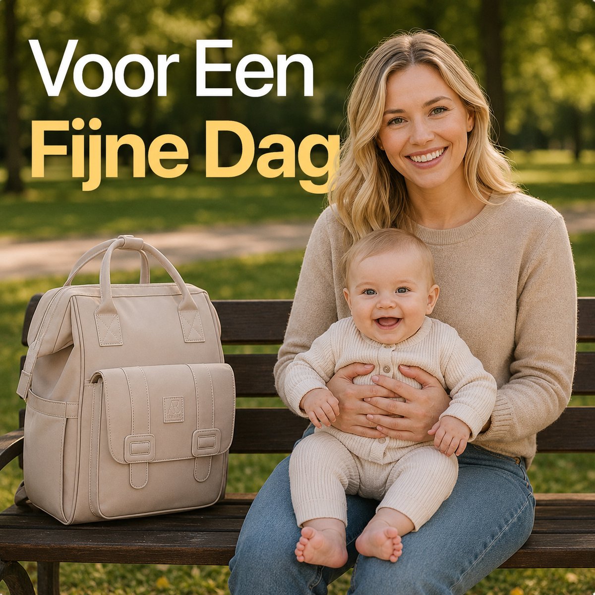 Aramae® - Luiertas - Baby Tas - Verzorgingstas - Mommy Bag - Luiertas Rugzak Waterdicht - Verschoningsmatje – foto 8