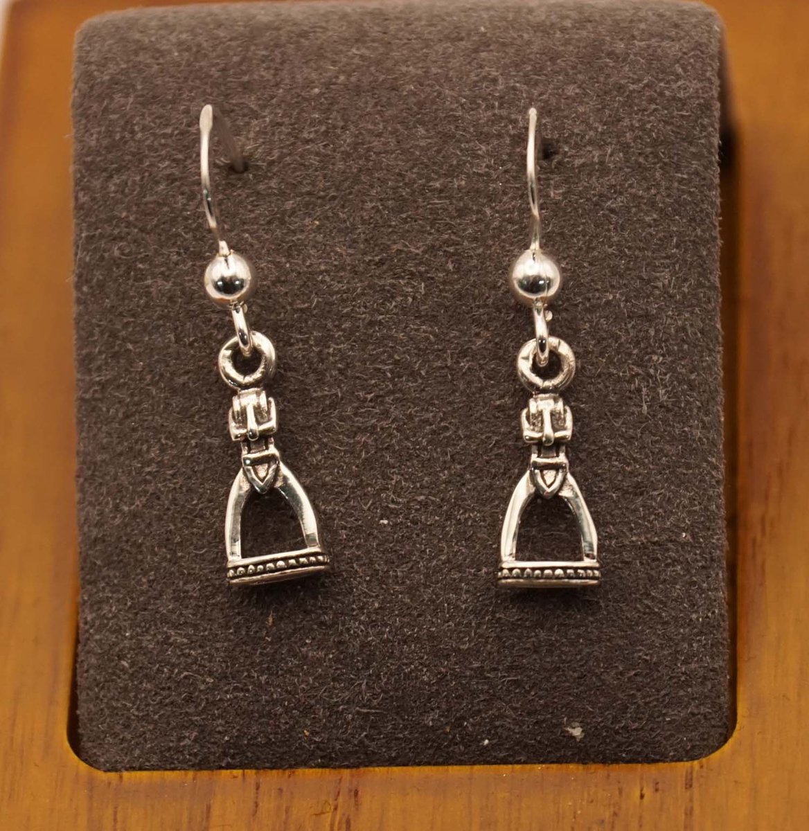 Zilveren oorhangers stijgbeugels - sterling zilveren oorbellen van paard stijgbeugels - paardrijden accessoires oorbellen gemaakt van 925 zilver - oorhangers paardrijders liefhebbers van sterling zilveren - zilveren oorhangers voor ruiters