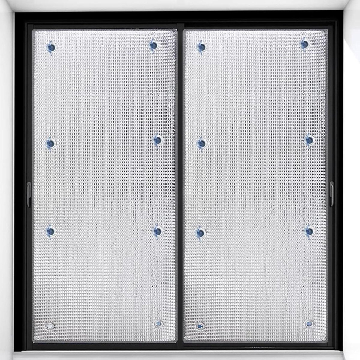 Raamfolie Warmte-isolerend - Zonwerende folie Privacyfolie - Privacy Zonneblokkering - UV-bescherming Aluminiumfolie - Zelfklevend - Alumini