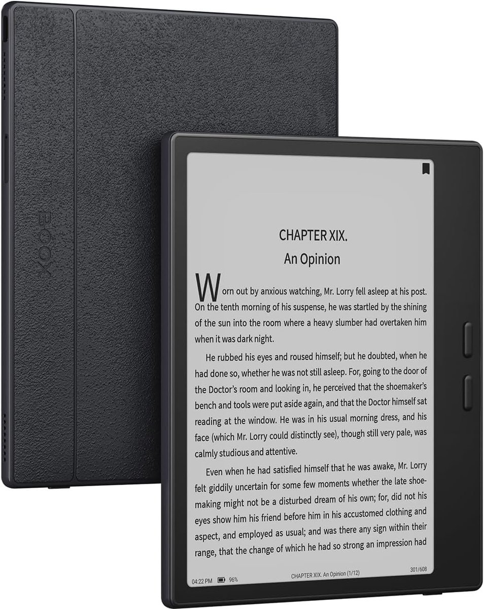 SnelShoppen - BOOX Go 7 ePaper Tablet 7" S/W 64GB 300 ppi Android 13 met Front Light, Bluetooth, WiFi - Perfect voor Lezen, Notities en Onderwijs (Zwa