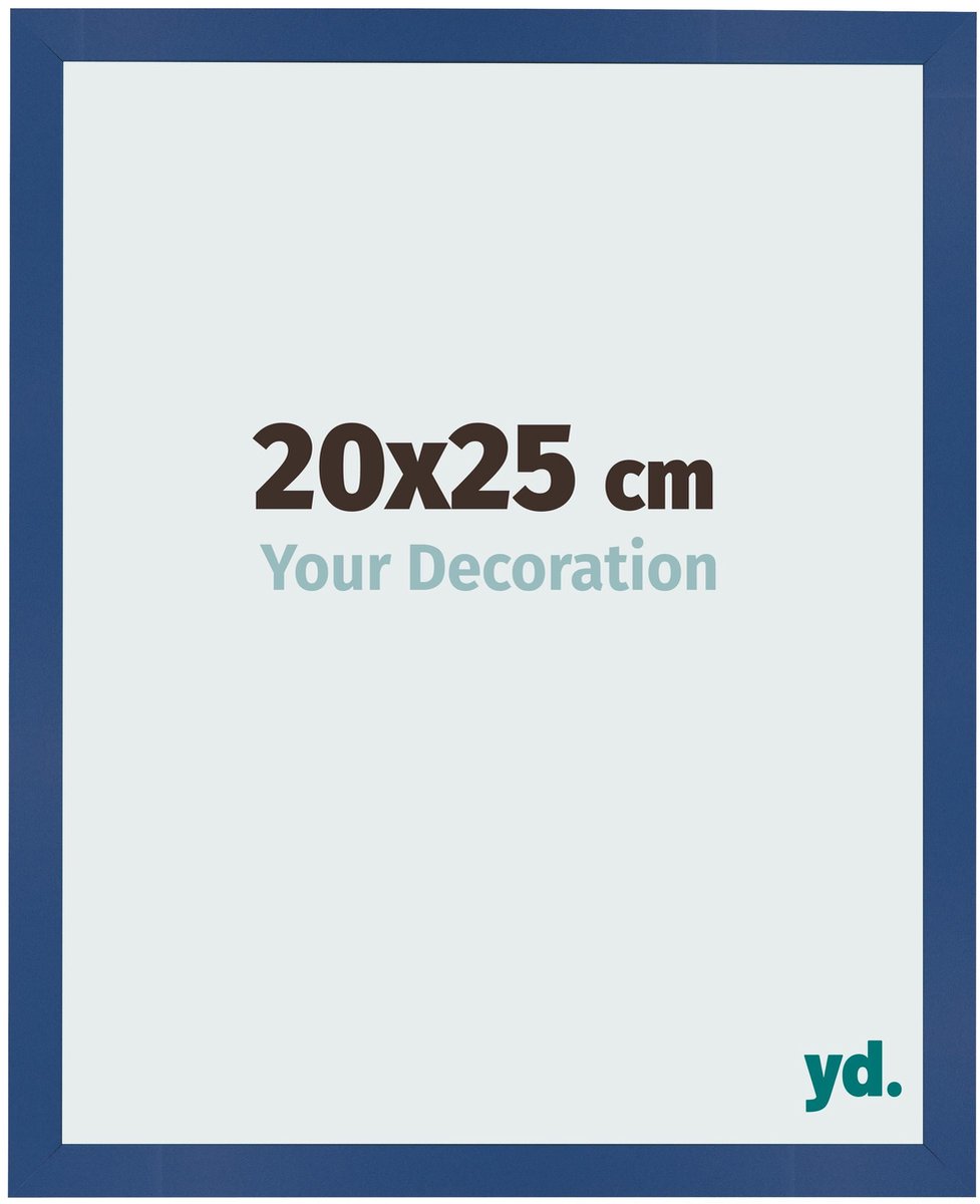 Your Decoration - Fotolijst 20x25 cm - MDF - Donkerblauw - Bologna