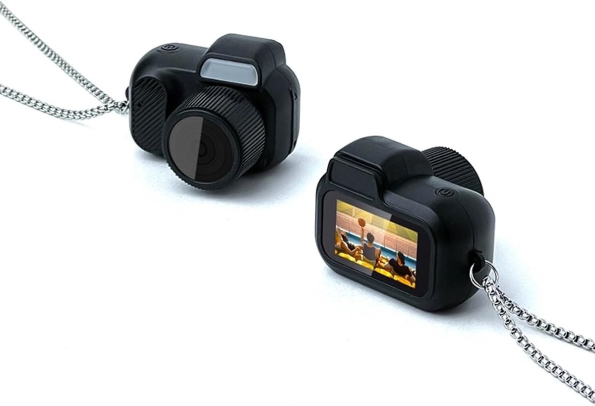 SnelShoppen - Micro Video Camera 1080P Mini Thumb Camera 2MP Compact DV DVR Camcorder Sleutelhanger met 100 Minuten Batterijduur voor Studenten en Kin