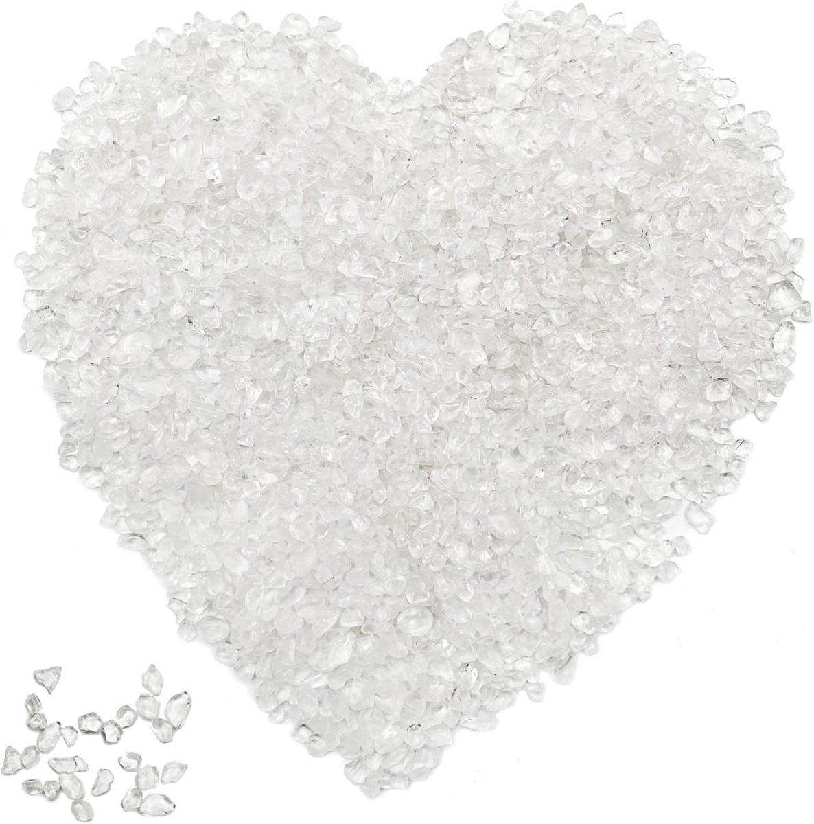 Kristallen Ornamenten - Decoratieve Stenen - Interieur Decoratie - Natuurlijke Vorm - 410 g - Helder