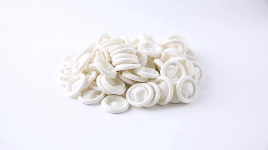 ComfiCare® Vingercondoom 100 stuks Medium – Vingerbeschermer – Vingerbob – Vinger condooms – Vingerverband – Vingercondooms Medium – Vingerbeschermer snijden – Vingercondoom – Vingercondoom waterdicht - Wit