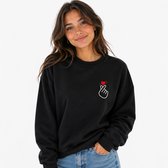 Korean Finger Heart Sweatshirt - Zwart Unisex - K-Pop Fan Cadeau