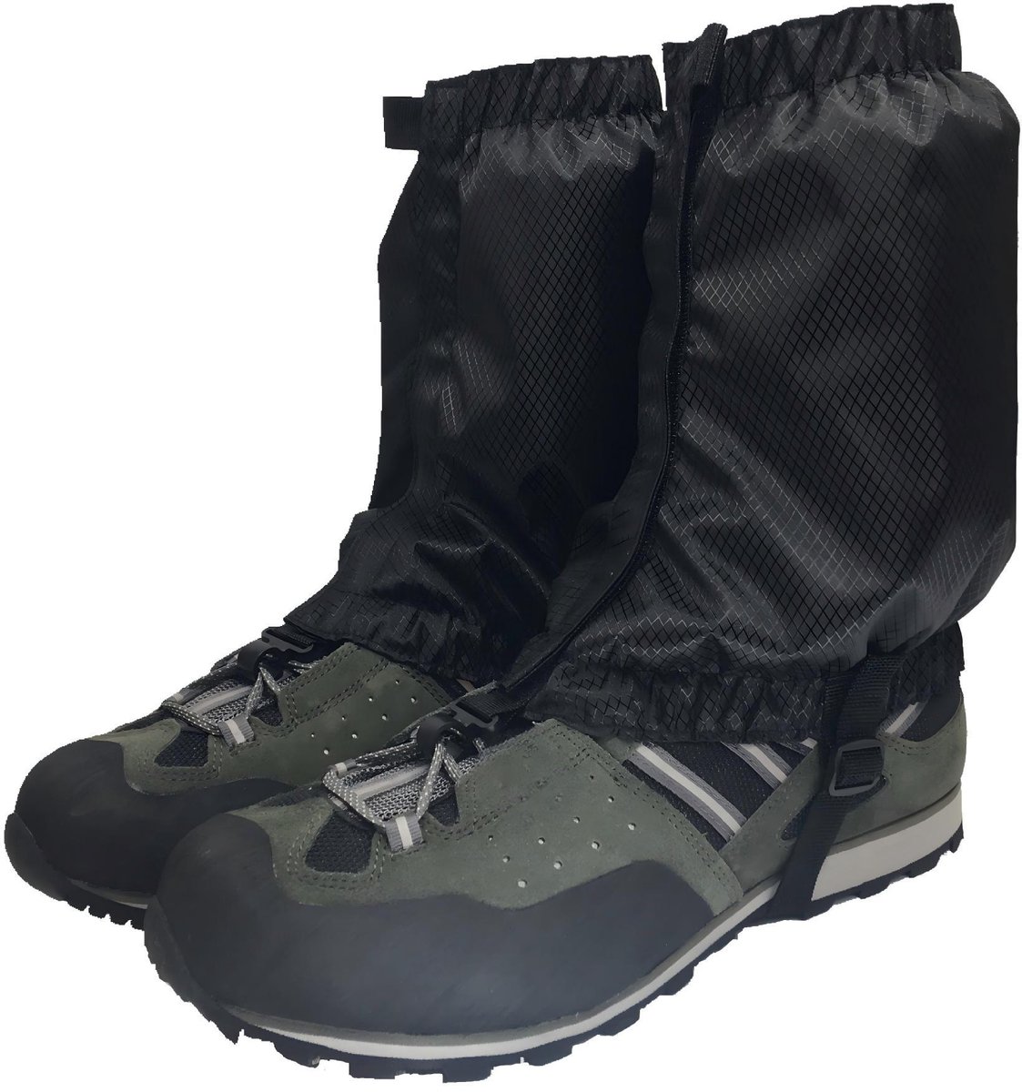 Waterdichte enkelgaiters – Duurzaam, winddicht, lichtgewicht – Met rits en verstelbare bandjes – Unisex – Zwart