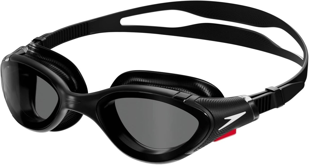 SnelShoppen - Unisex Zwembril - Speedo Biofuse 2.0 - Gepolariseerde Zwemgoggles - Patented Easy Adjustment - Anti-fog en Anti-leak - Verbeterde Pasvor