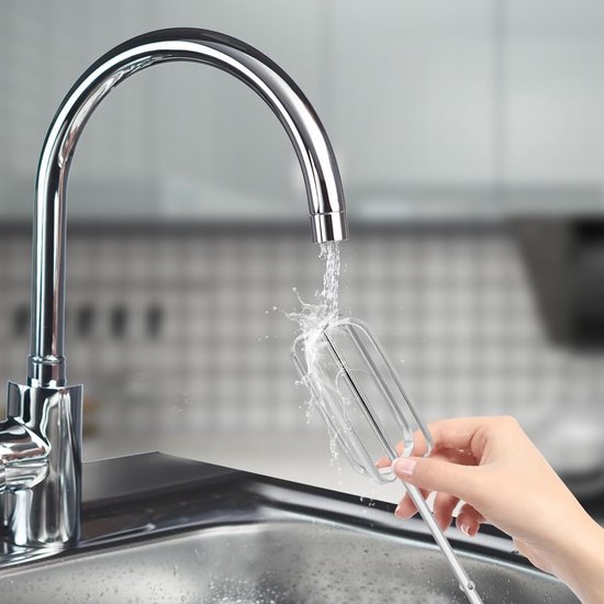 Thijox - 2 Stuks Roestvrijstalen Handmixer Kloppers Vervangend Onderdeel voor Handmixers 62682RZ 62692 62695V 64699 - 19 cm Turbo Kloppers voor Keuken — afbeelding 4
