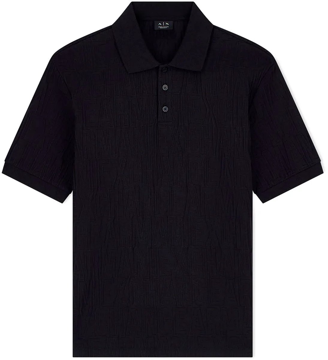 Armani Exchange Xm002909_af10337 Korte Mouw Poloshirt Zwart M Man