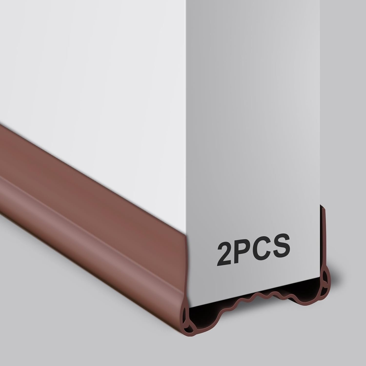 Thijox - Flintronic Tochtstopper Deurafdichting 1m - Siliconen Tochtstrip voor Deuren 3,5-5 cm - Geluidsisolatie en Winddicht - Ideaal voor Thuis en K
