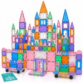 Magneticon Pastel 148 stuks - Magnetisch speelgoed - Montessori speelgoed - Magnetische Bouwstenen - magnetische tegels - Magnetic tiles – STEM speelgoed - Speelgoed 3+ jaar - Cadeau kind