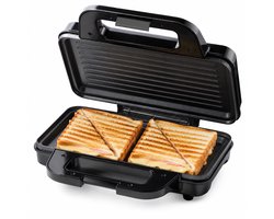 Tomado TGP2002B - XXL Tosti Apparaat - Grill IJzer - Panini - PFAS vrij - 1000 watt - Zwart