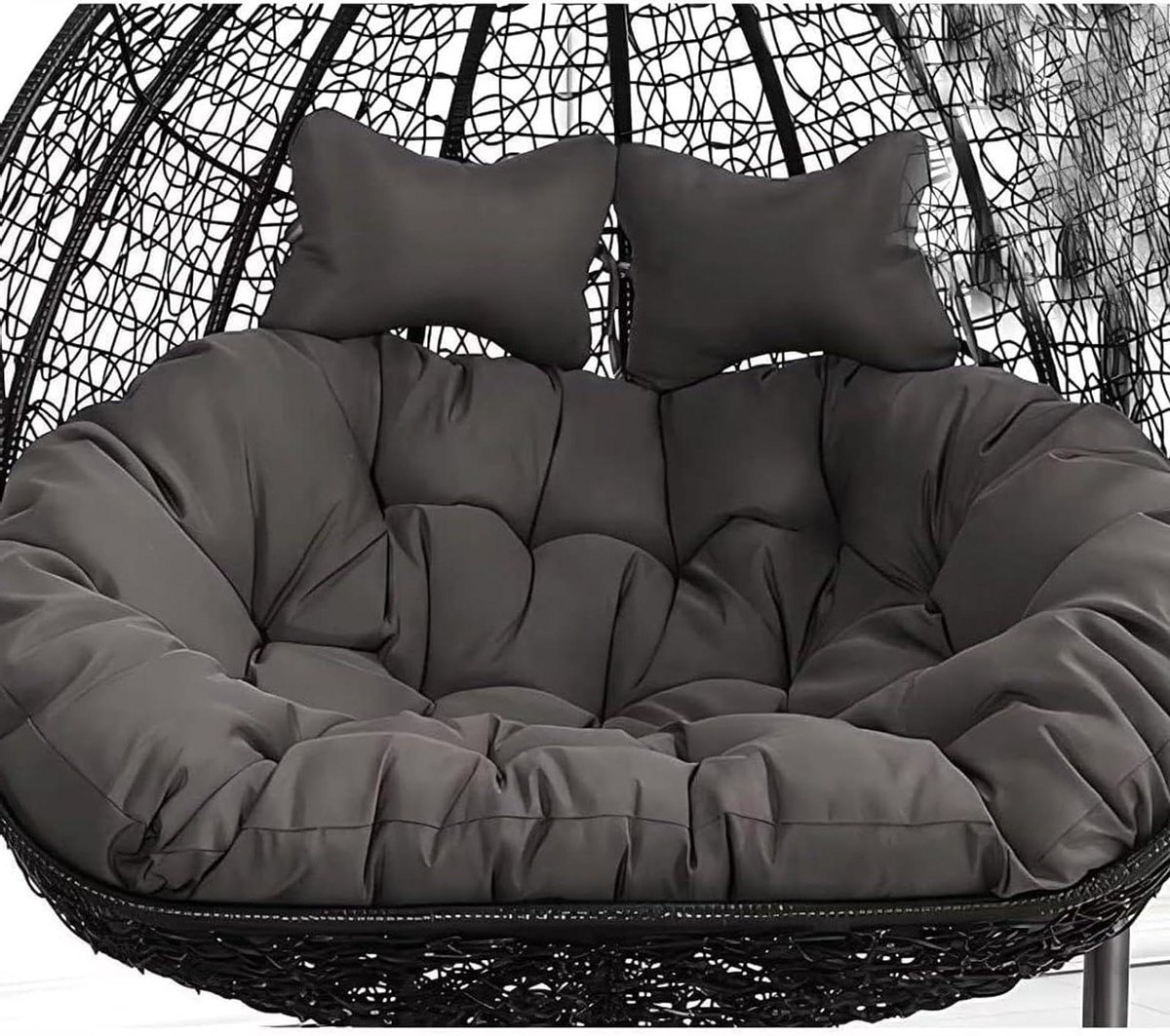 Schommelkussen Voor Stoel - Zitkussen Hangmat - Buiten Ontspannen - Extra Dikke Vulling - 150 x 110 cm - Effengekleurd