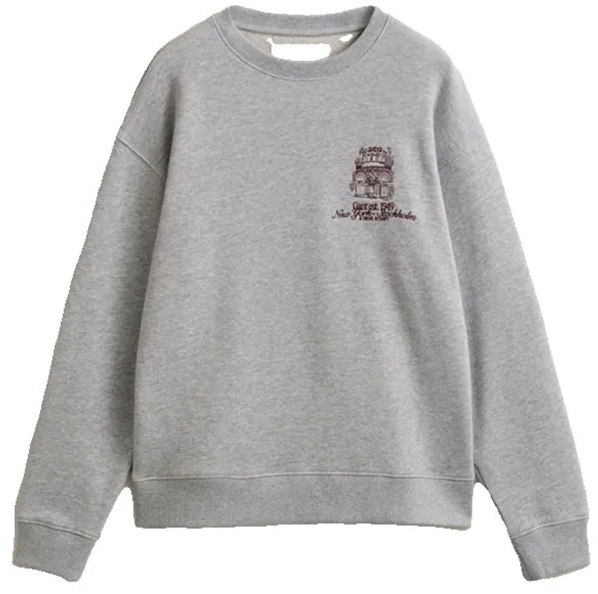Gant 4201356 Sweatshirt Grijs L Vrouw