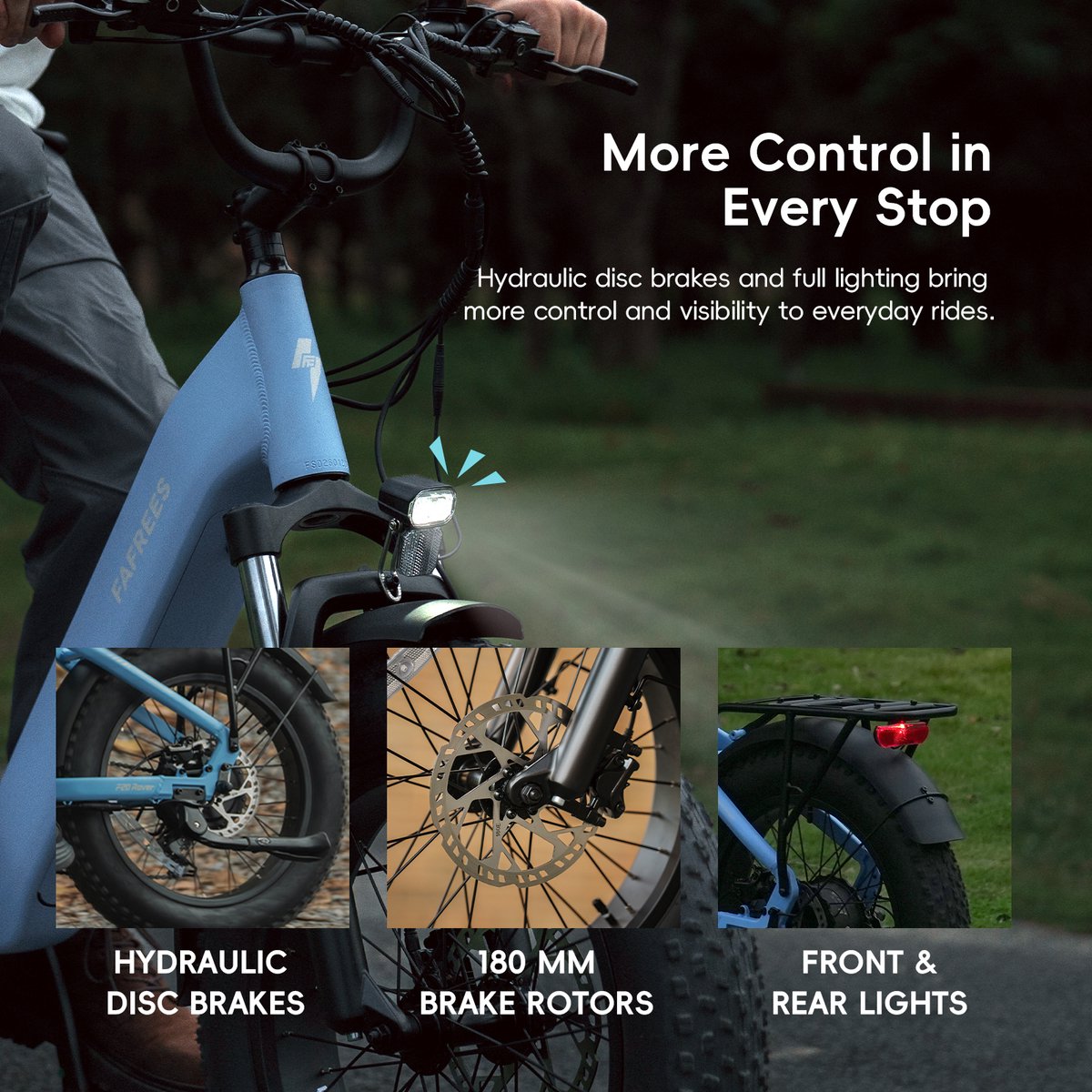 FAFREES F20 Rover Compacte Fat-Tire E-Bike thumbnail 4