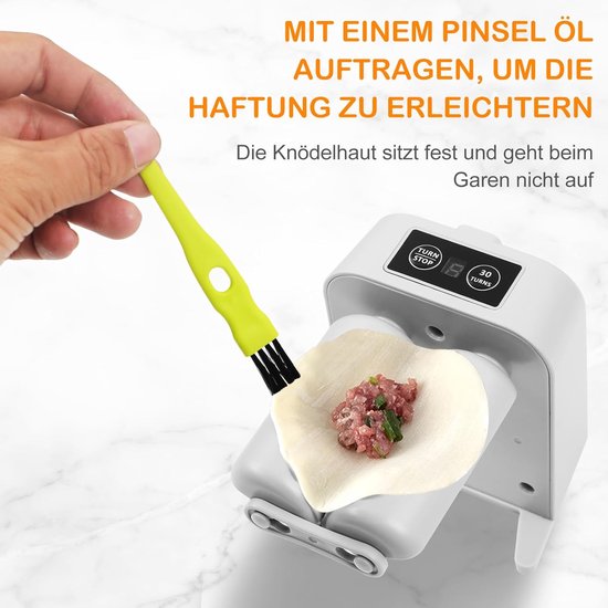 Automatische deegzakvorm met lepel en borstel - USB-oplaadbaar - 2 modi - voor thuis keuken restaurant van Merkloos — afbeelding 3
