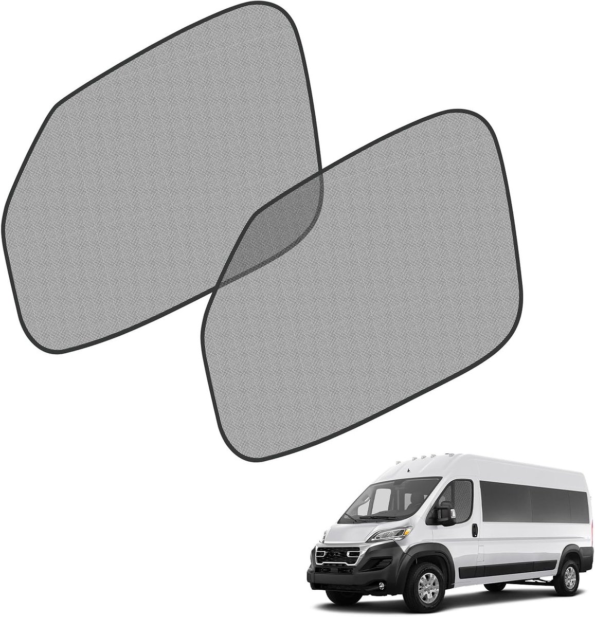 SnelShoppen - 2 Stuks Insectenhor Vervanging voor Fiat Ducato/Peugeot Boxer/Citroen Relay 2006-2025, Magnetisch Muggennet, Ademend, Ideaal voor Campin