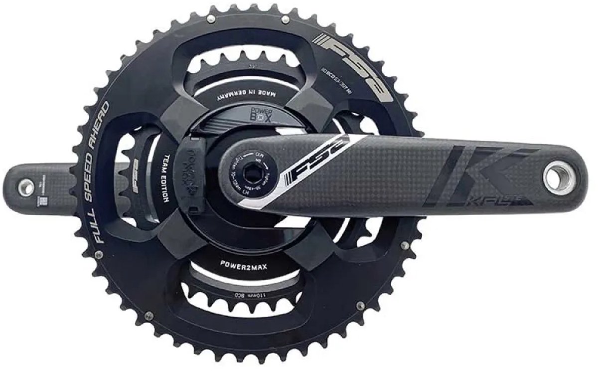 Fsa K-force Team Powerbox Direct Mount Crankstel Met Vermogensmeter Zilver 165 mm / 52/36t