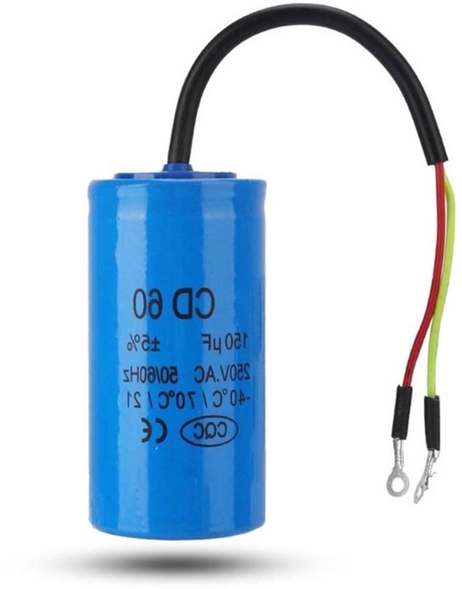 Professionele Startcondensator 250VAC 150uF voor Motorluchtcompressoren