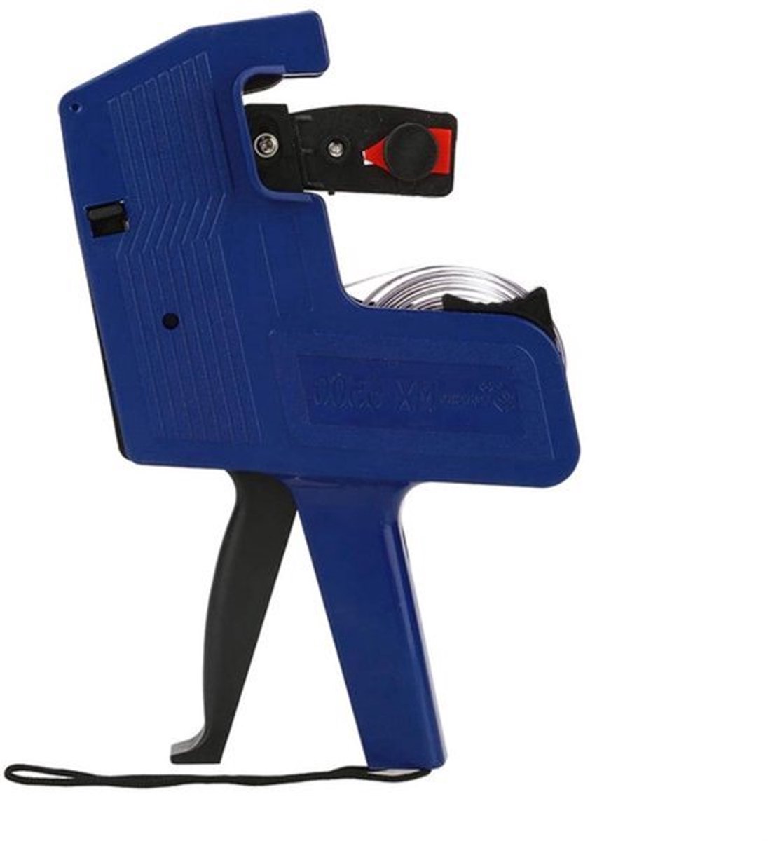 Cijfers Prijskaartje Numerieke Tag Label Maker Inbegrepen Etiketten & Inkt Navulling voor Kantoor Winkel Kruidenier (Blauw)