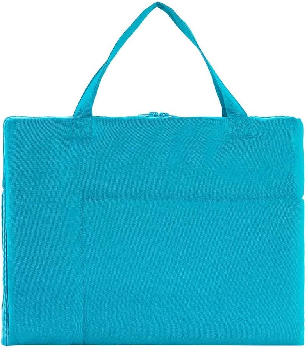 Opvouwbare hondendeken voor onderweg - Reisdeken met ritssluiting, wasbaar en multifunctioneel - 60x80 cm - Turquoise