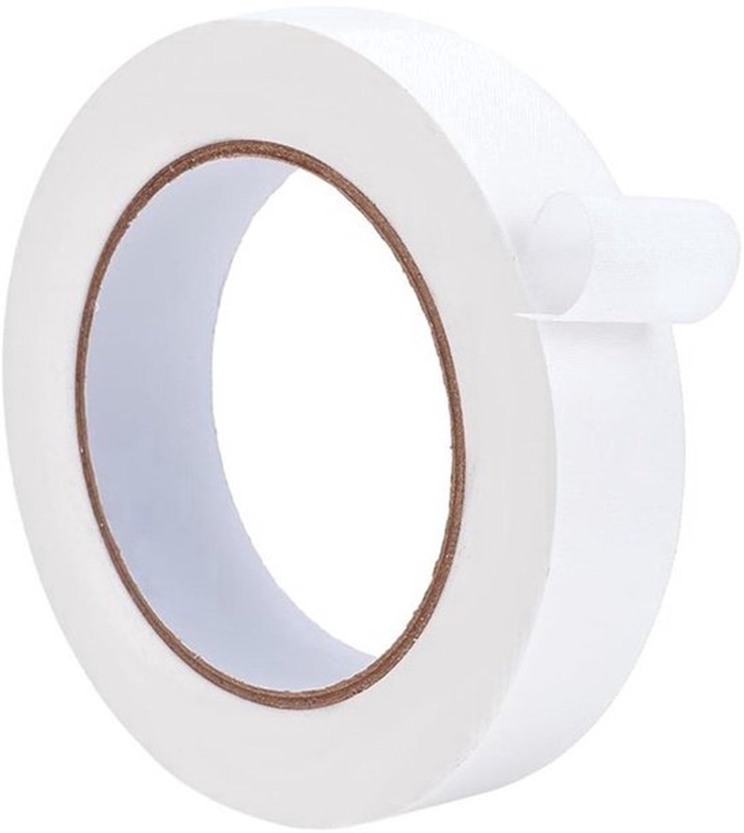 Bindband 45 m Wit Nylon Plakband Reparatietape voor Binding voor Knutselen en Boeken Repareren 25 mm Breed - Extra Sterk en Duurzaam