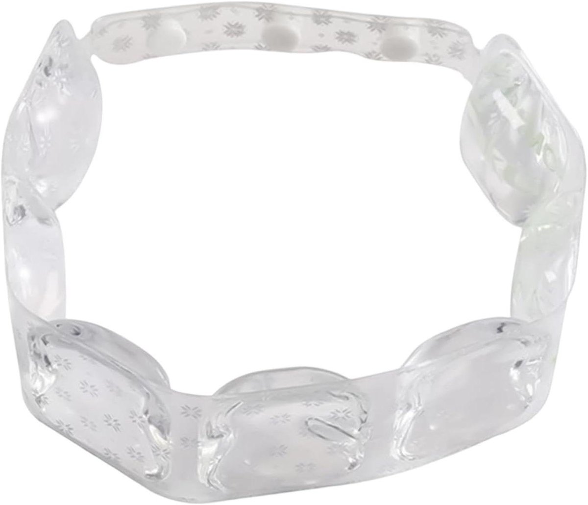 Nekkoeler - Koelpakket Nek - Hitteverlichting - Aanhoudend Koel Effect - ca. 60 cm - Wit