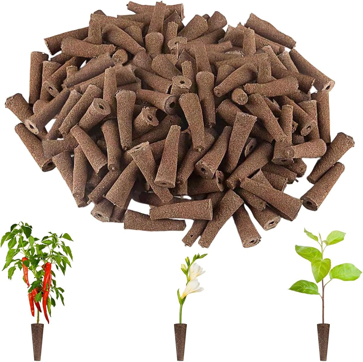 SnelShoppen - 50 Stuks Groei Sponzen, Hydroponische Groei Sponzen, Vervangingssponzen voor Indoor Tuin, Kweek Systemen, 5.5 cm, Ideaal voor Zaailingen