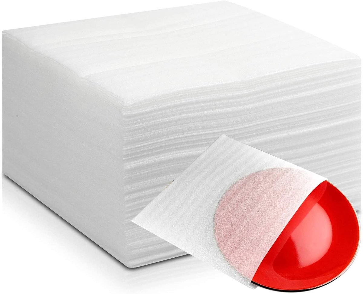 SnelShoppen - Foam Bags 20x20 cm - 100 Stuks Verpakkingsmateriaal - Beschermende Schuimfolie voor Verhuizen, Verzenden, Bescherming van Borden, Porsel