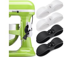 SisBroo Cord Organizer Apparaten, 4 STKS Keukenapparaat Winder Kabel Organizer, Houder Wrapper Apparaten Stick op - ShopVlot
