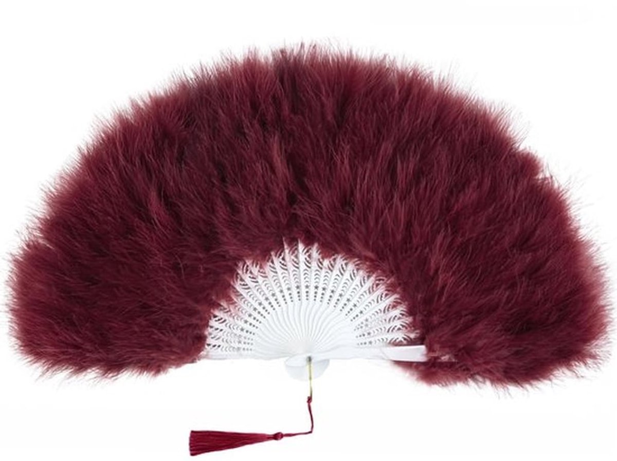 1920s Marabou Verenwaaier Flapper Vouwbaar Handfans Verenwaaier Handzaam Voor de Jaren Twintig Vintage Gatsby-feest